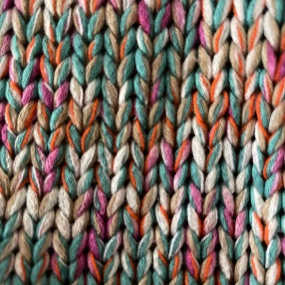 For The REPUBLIC Women’s Multicolor Handmade Knitted Cropped Tank Top Size US M - Picture 11 of 16